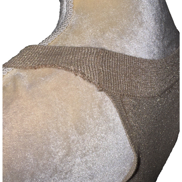 MNG Mango Gold Knit Dress Size S100 - Picture 6 of 16